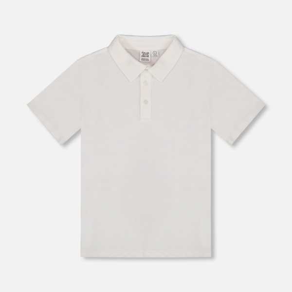Short Sleeve Polo Shirt White