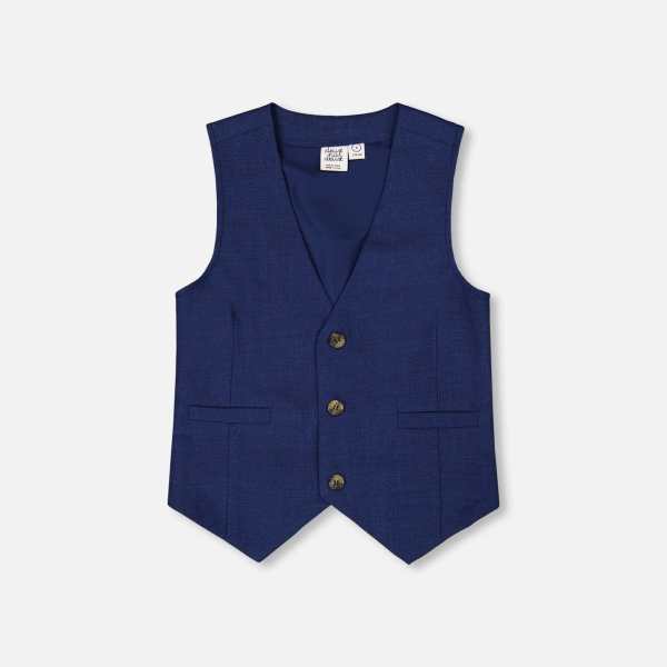 Elegant Vest Blue