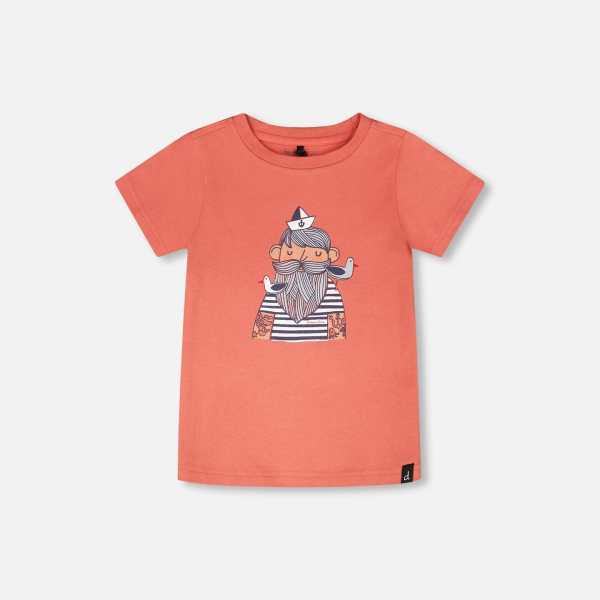 Organic Cotton Short Sleeve T-Shirt Brick
