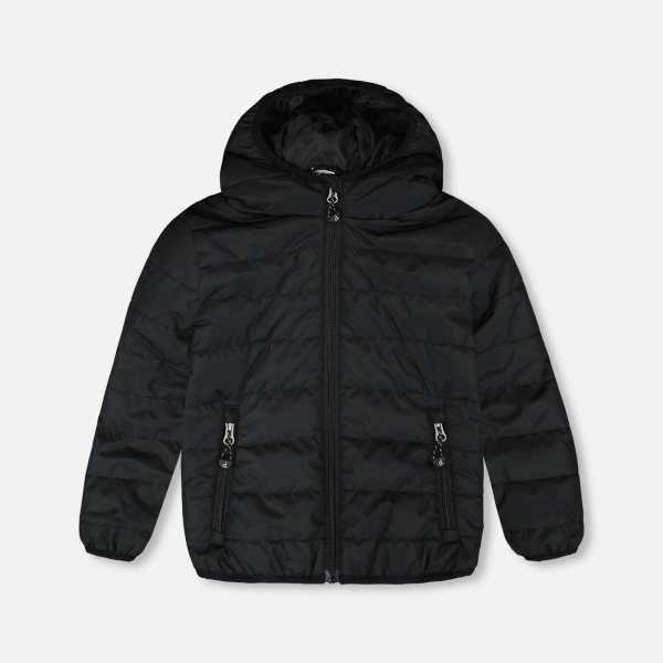 Quilted Mid-Season Jacket Black