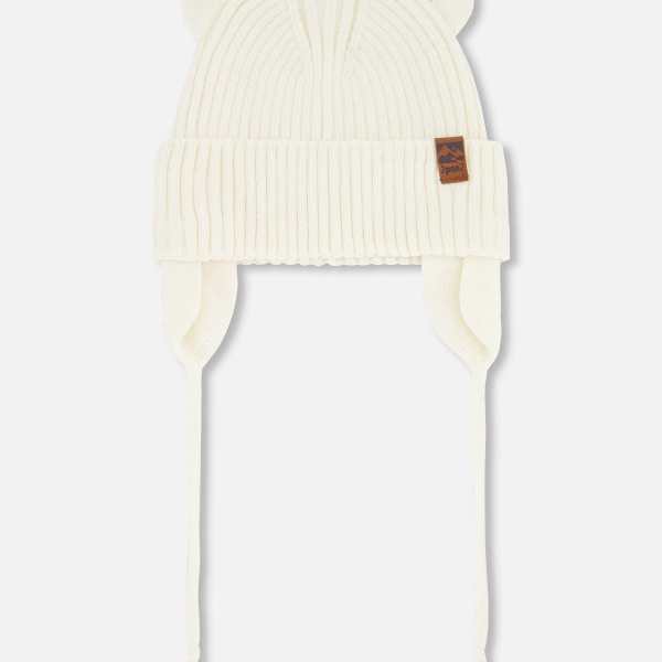 Baby Knit Hat Off White