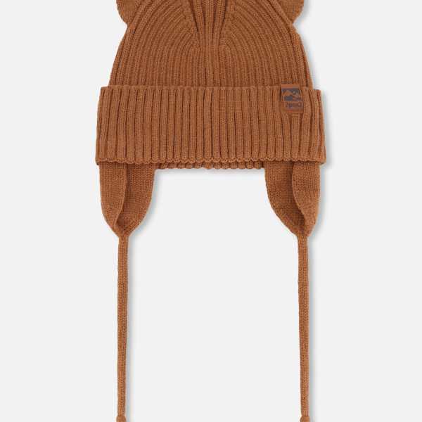 Baby Knit Hat Brown