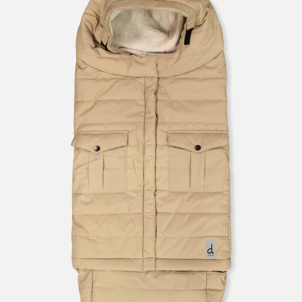 Evolutive Footmuff For Car Seats And Strollers Taupe