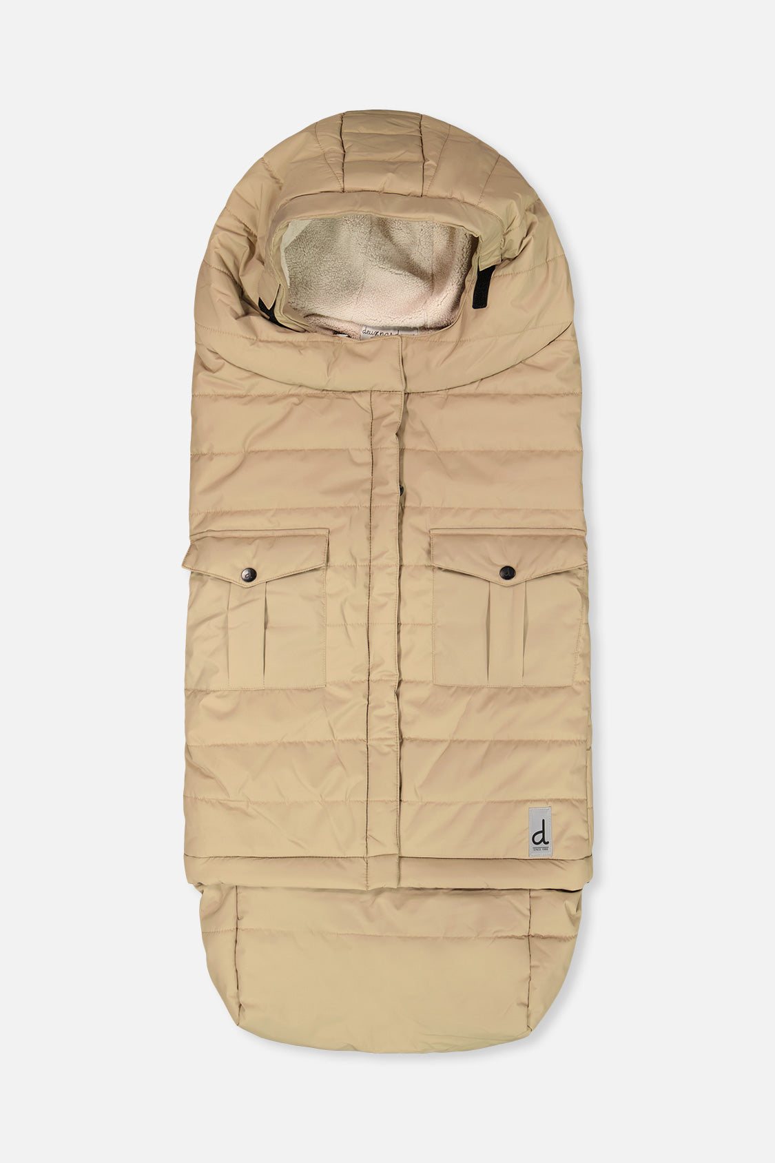 Evolutive Footmuff For Car Seats And Strollers Taupe