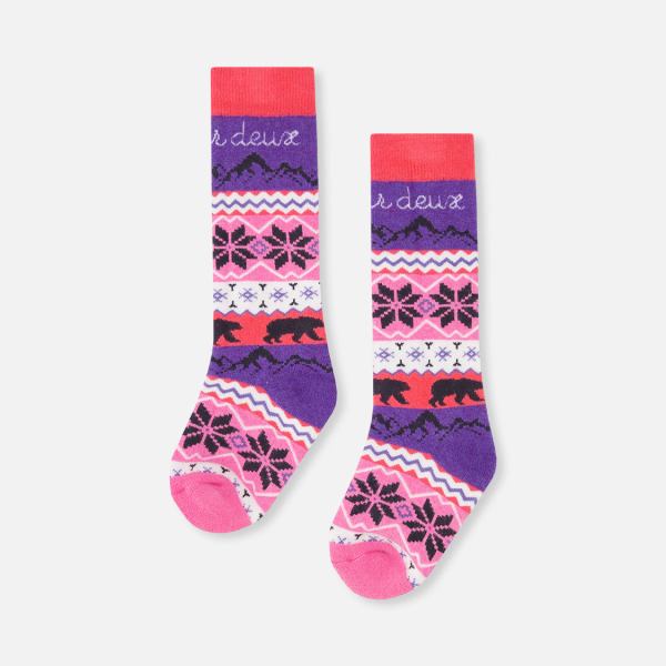 Baby Ski Socks Pink