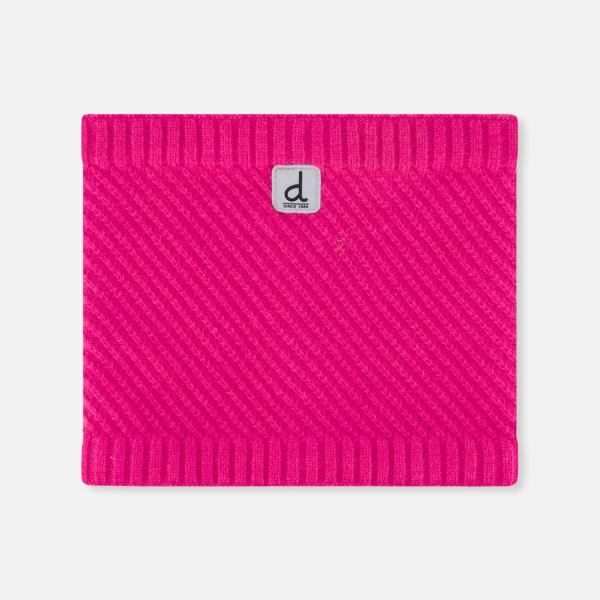Winter Knit Neckwarmer Bright Pink