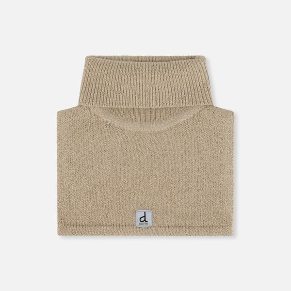 Baby Knit Turtle Neckwarmer Light Taupe