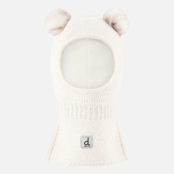Knit Bear Balaclava Off-White