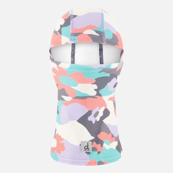 Brushed Jersey Balaclava Coral Camouflage Print