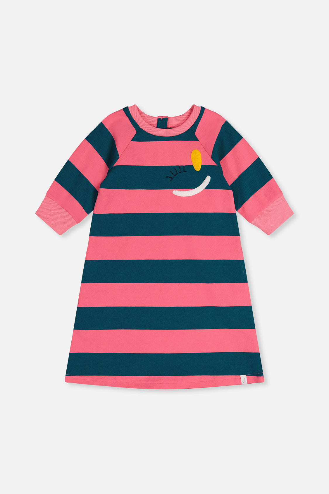 Engineer Stripe Dress Pink And Green Stripes