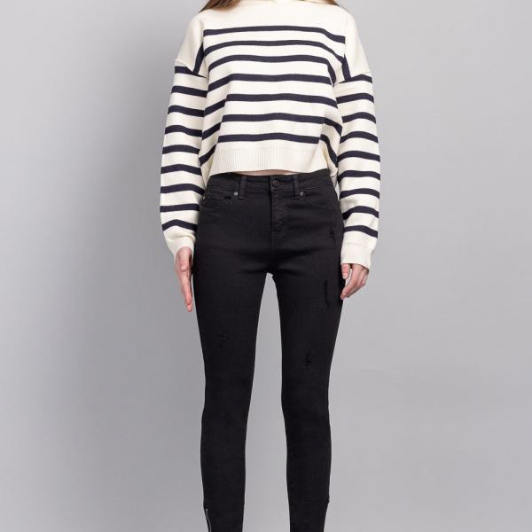 Mid Rise Ankle Skinny Jeans
