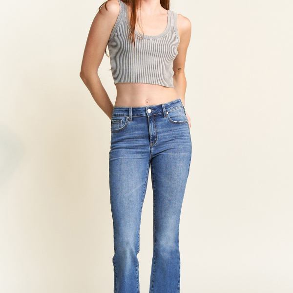 High Rise Classic Bootcut Jeans