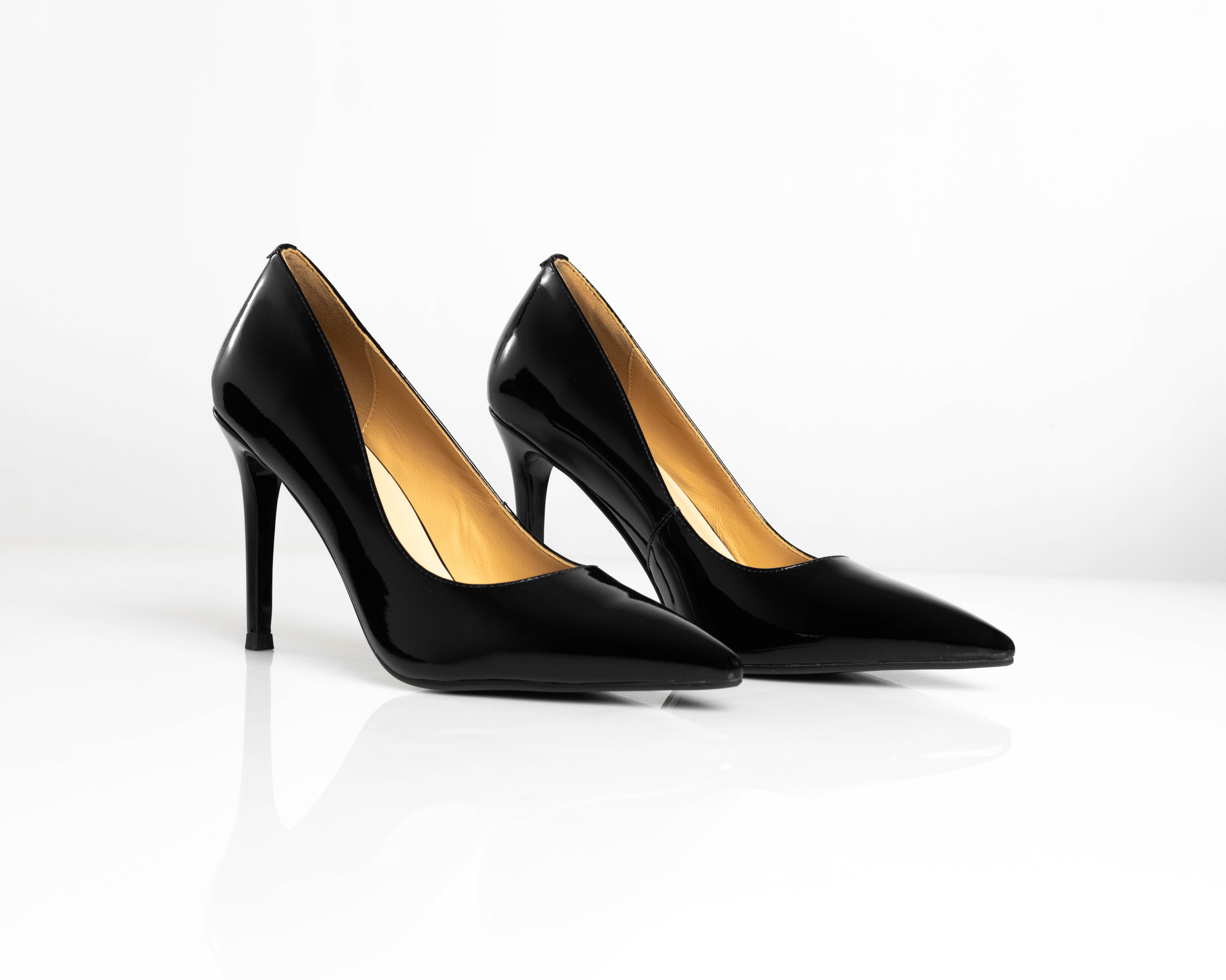 Capri - Black High Heel Pumps