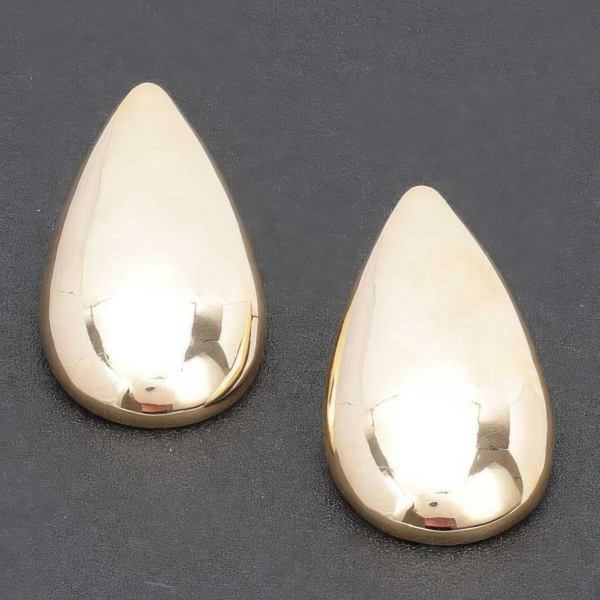 ASTOR Gold Plated Teardrop Earrings: NYFW BYMANYC ® New York