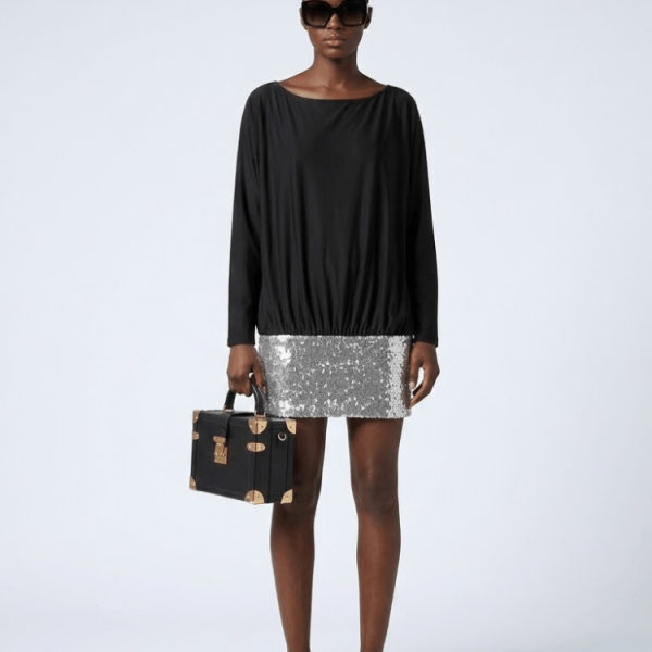 ASTOR Women's Black & Silver Dress Prêt-à-Porter BYMANYC ® New York