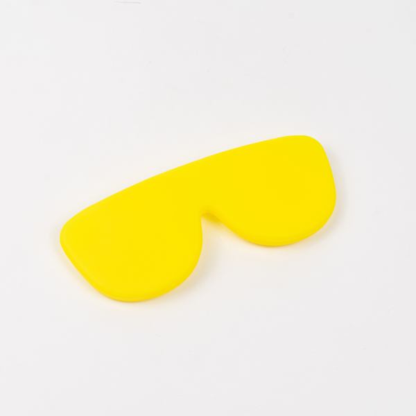 Flexible Silicone Glasses Case- Funda de Gafas de Silicona Flexible-Yellow