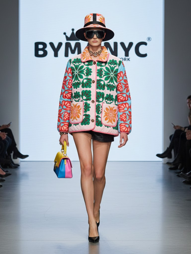 Artistic Floral Quilted Eco-Jacket โข LIBERTY New Collection BYMANYC ยฎ New York