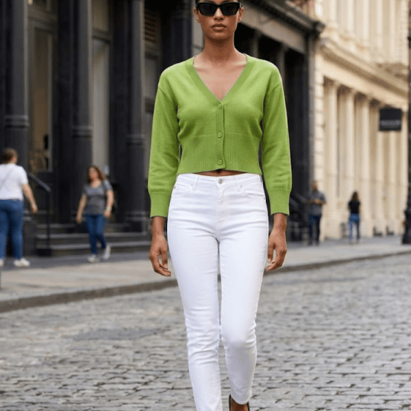 BRYANT Women's Green Knit Cardigan Prêt-à-Porter BYMANYC ® New York