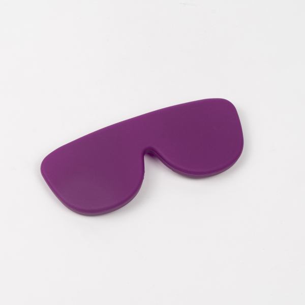 Flexible Silicone Glasses Case- Funda de Gafas de Silicona Flexible-Burgundy