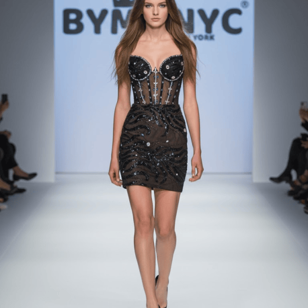 Black Mini Party Dress TRIBECA: Prêt-à-Porter Line BYMANYC ® New York
