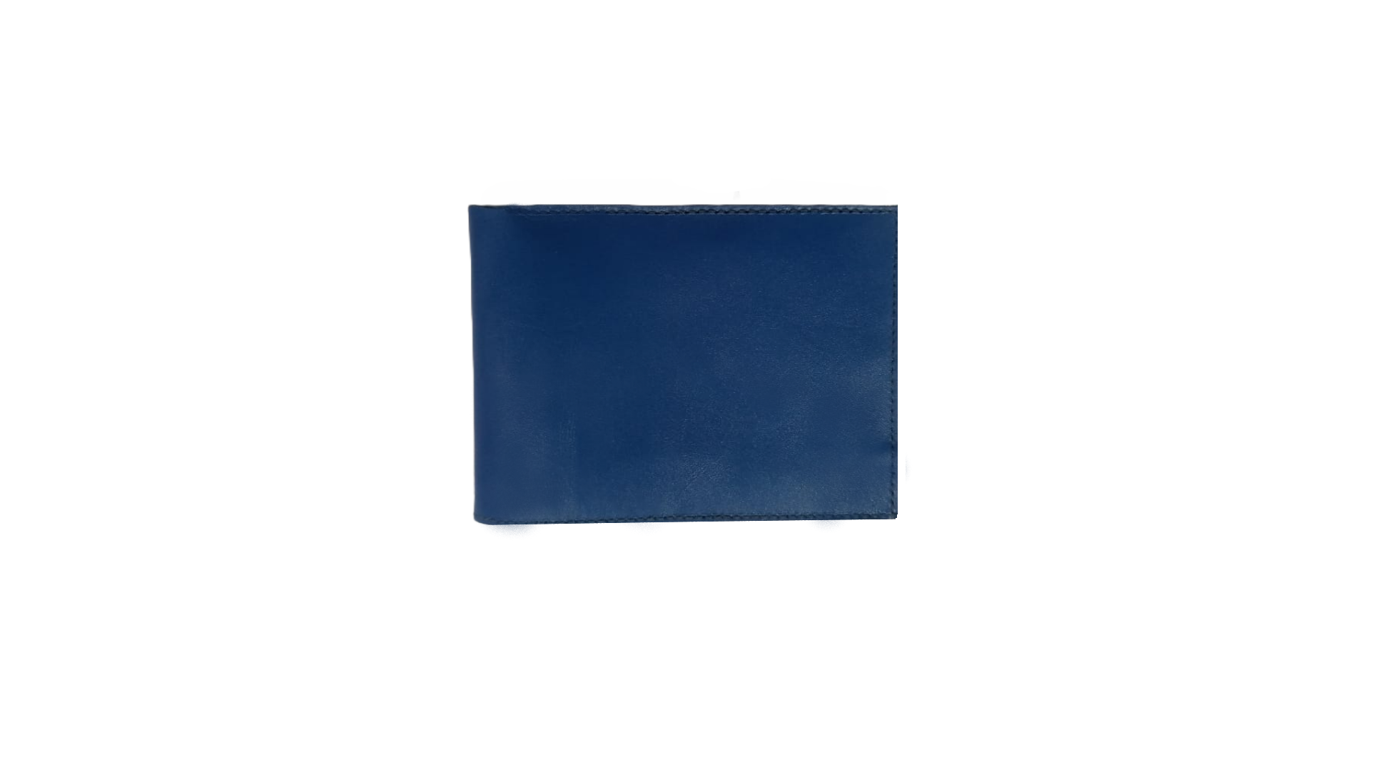 Blue Slim Leather Wallet