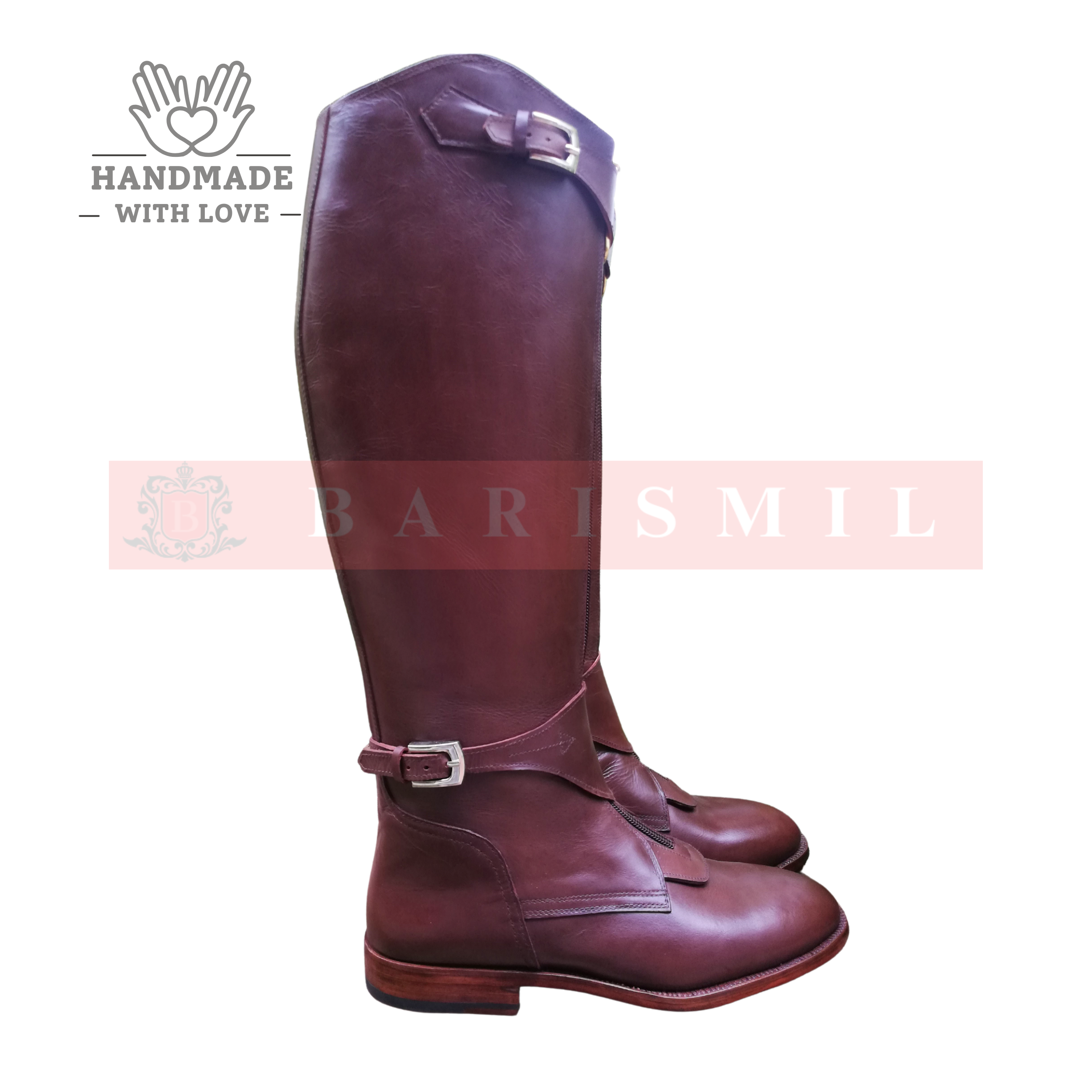 Equestrian - Brown Leather Riding Boots