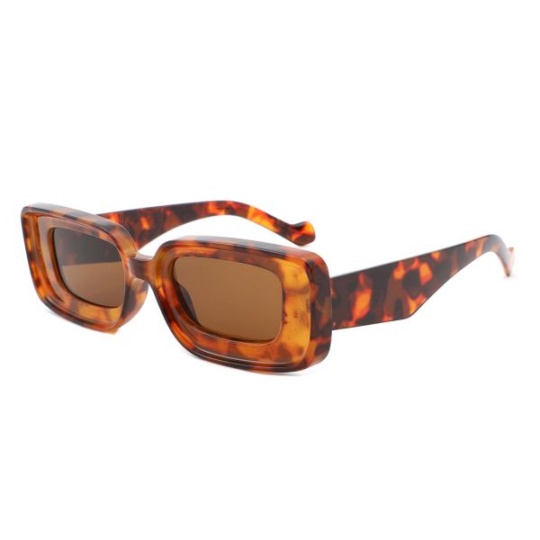 Kastieland - Chunky Narrow Rectangle Fashion Sunglasses for Women