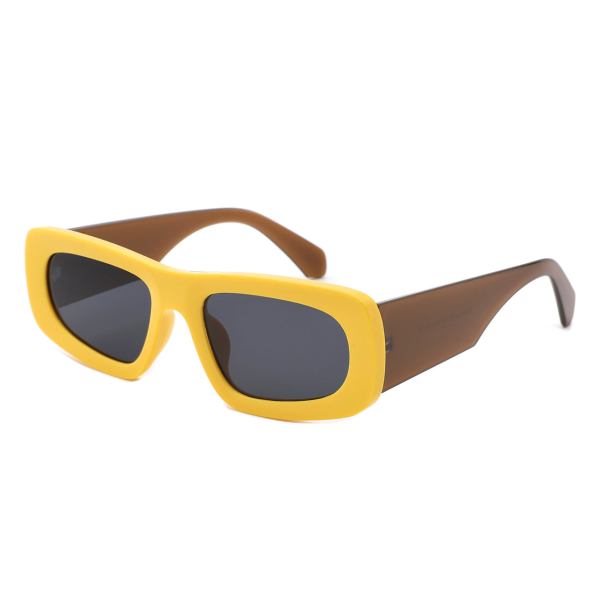 Faelon - Rectangle Retro Narrow Square Fashion Sunglasses
