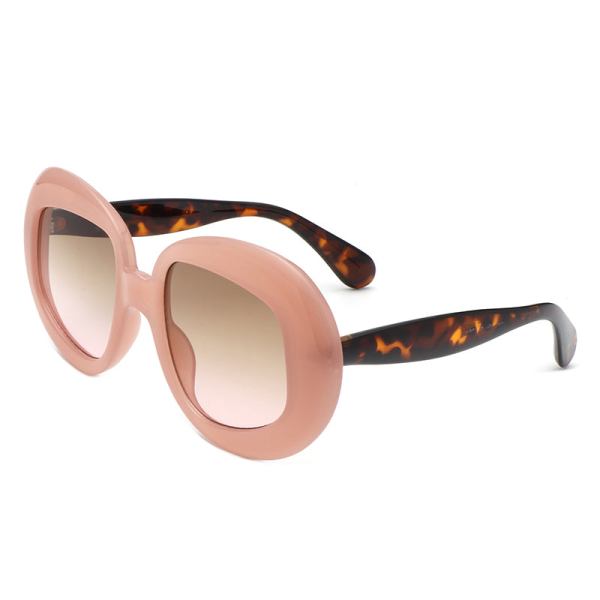 Maven - Oversized Geometric Oval Round Fashion Women's Sunglasses