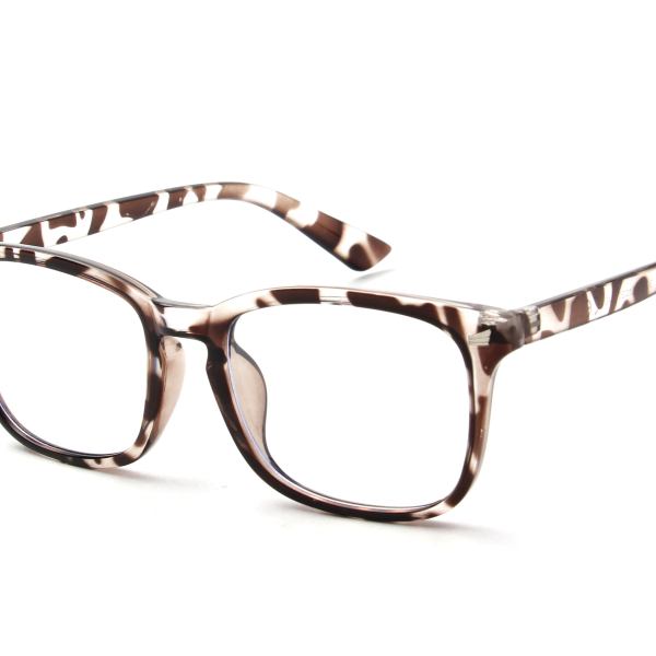 Venezia | Classic Rectangle Horn Rimmed Blue Light Blocker Glasses