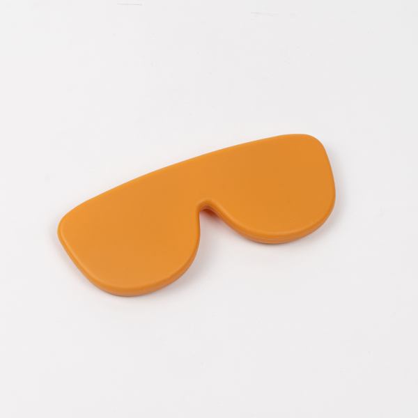 Flexible Silicone Glasses Case- Funda de Gafas de Silicona Flexible-Clear Brown