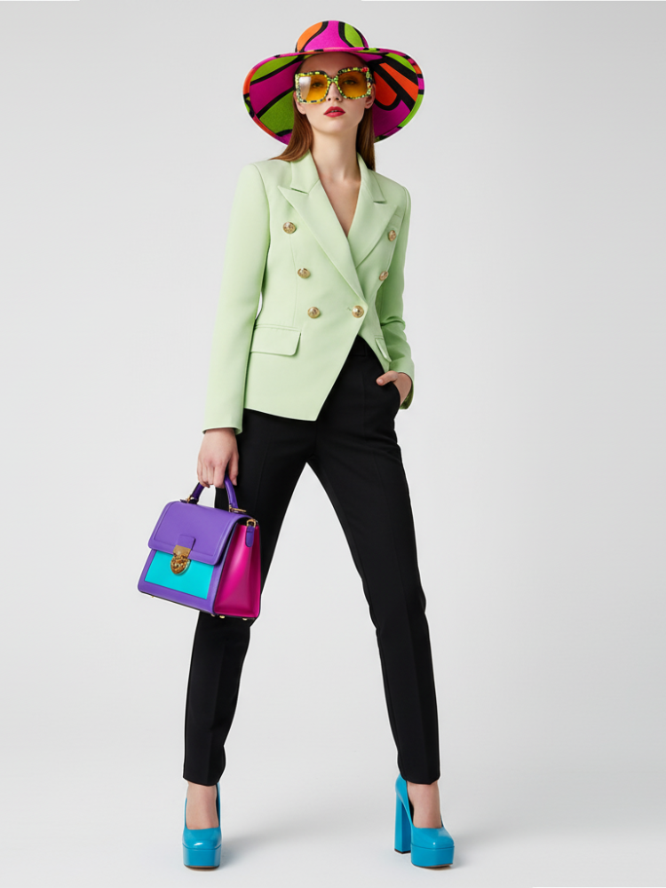 Double-Breasted Blazer Jacket UPPER WEST SIDE BYMANYC ยฎ New York