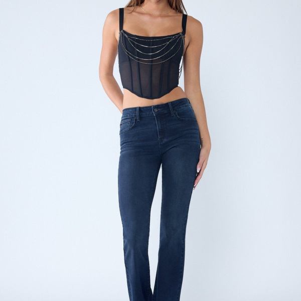 High Rise Bootcut Jeans