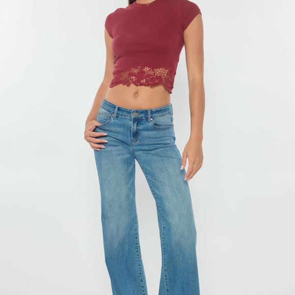 High Rise Wide Leg Jeans