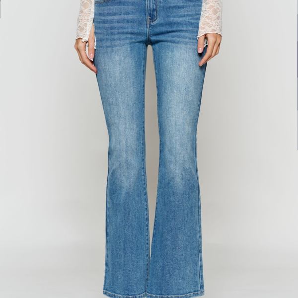 High Rise Ankle Bootcut Jeans