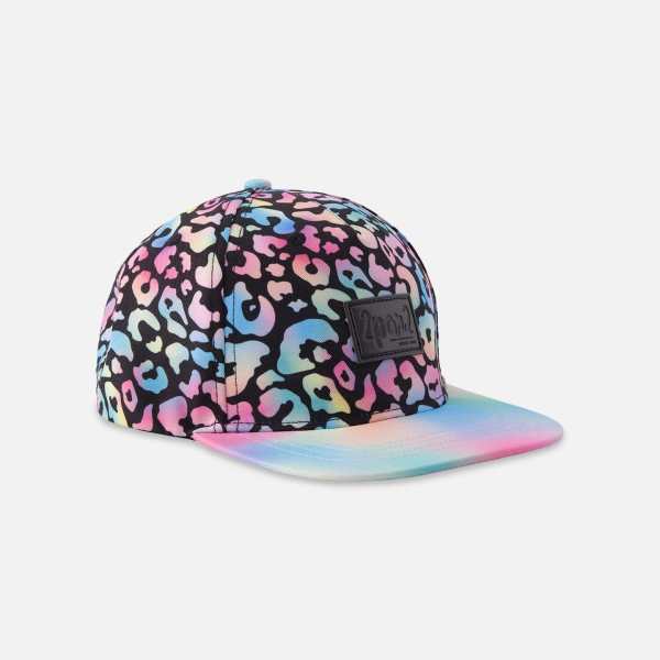 Cap Black Animal Print