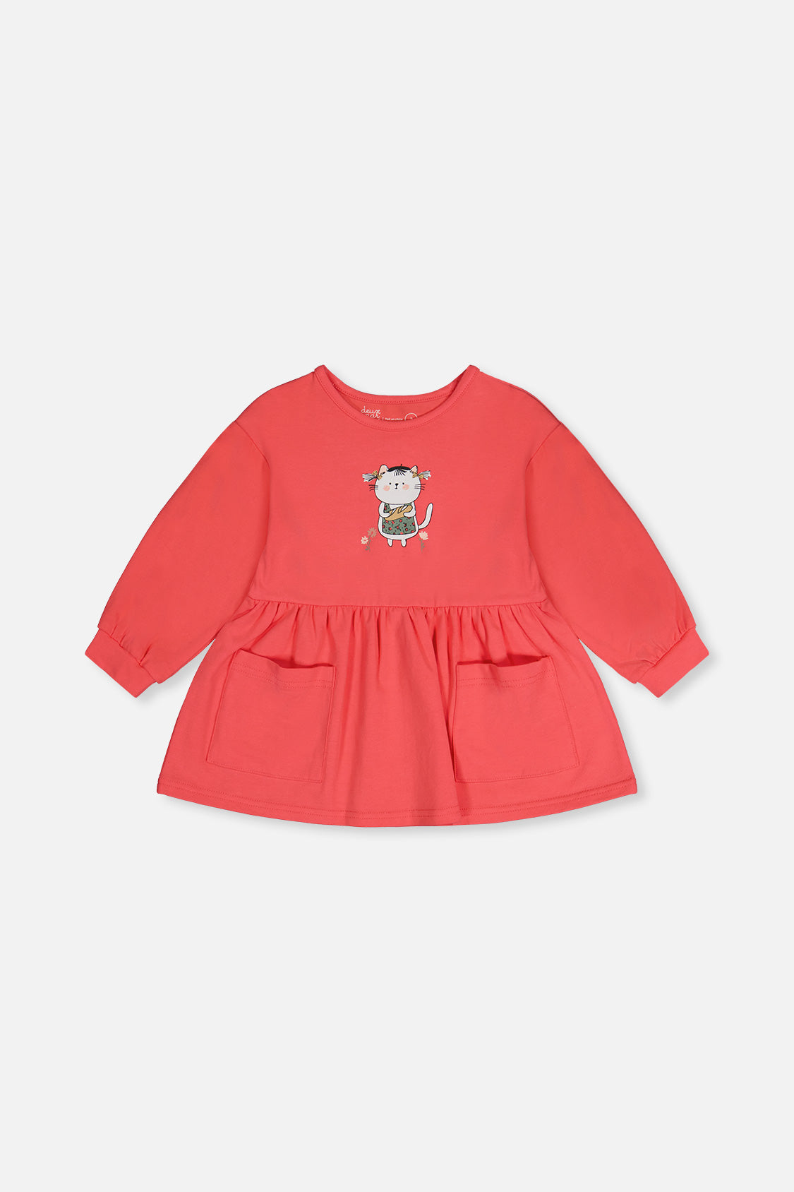 Organic Cotton Tunic Coral Pink