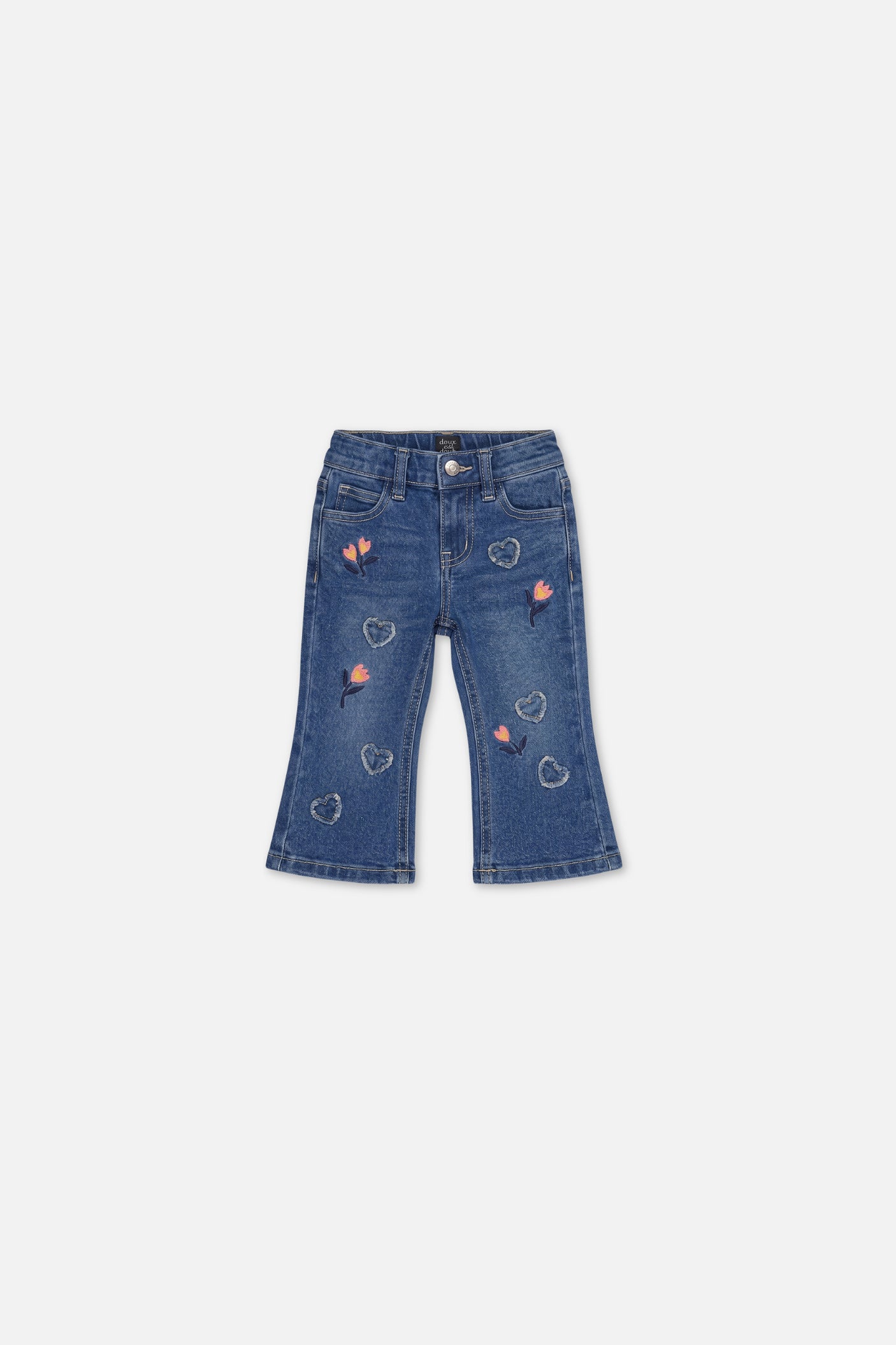 Baby Boot Leg Jeans Navy Blue Denim