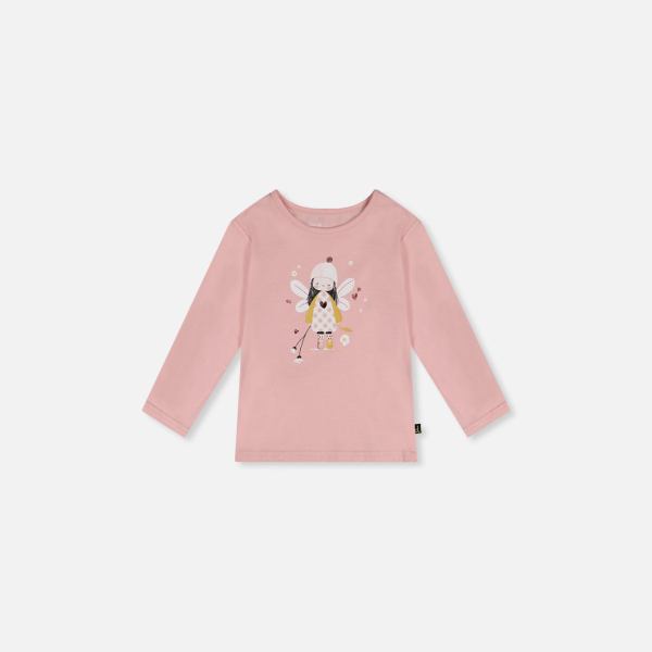 Baby Organic Cotton T-Shirt Pale Dusty Pink