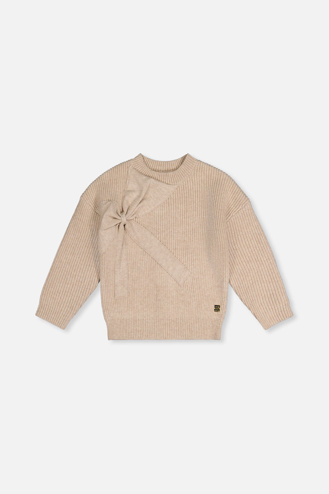 Sweater With Bow Beige