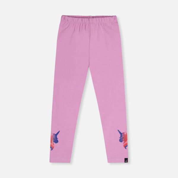 Organic Cotton Jersey Leggings Violet