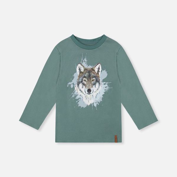 Long Sleeve T-Shirt Turquoise