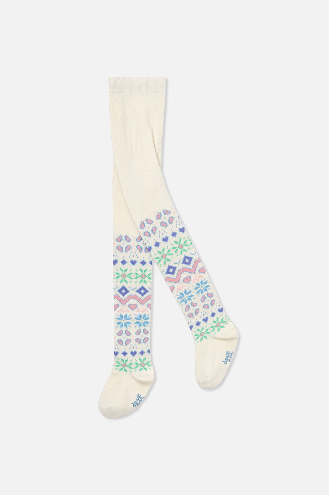Tights Beige And Multicolored