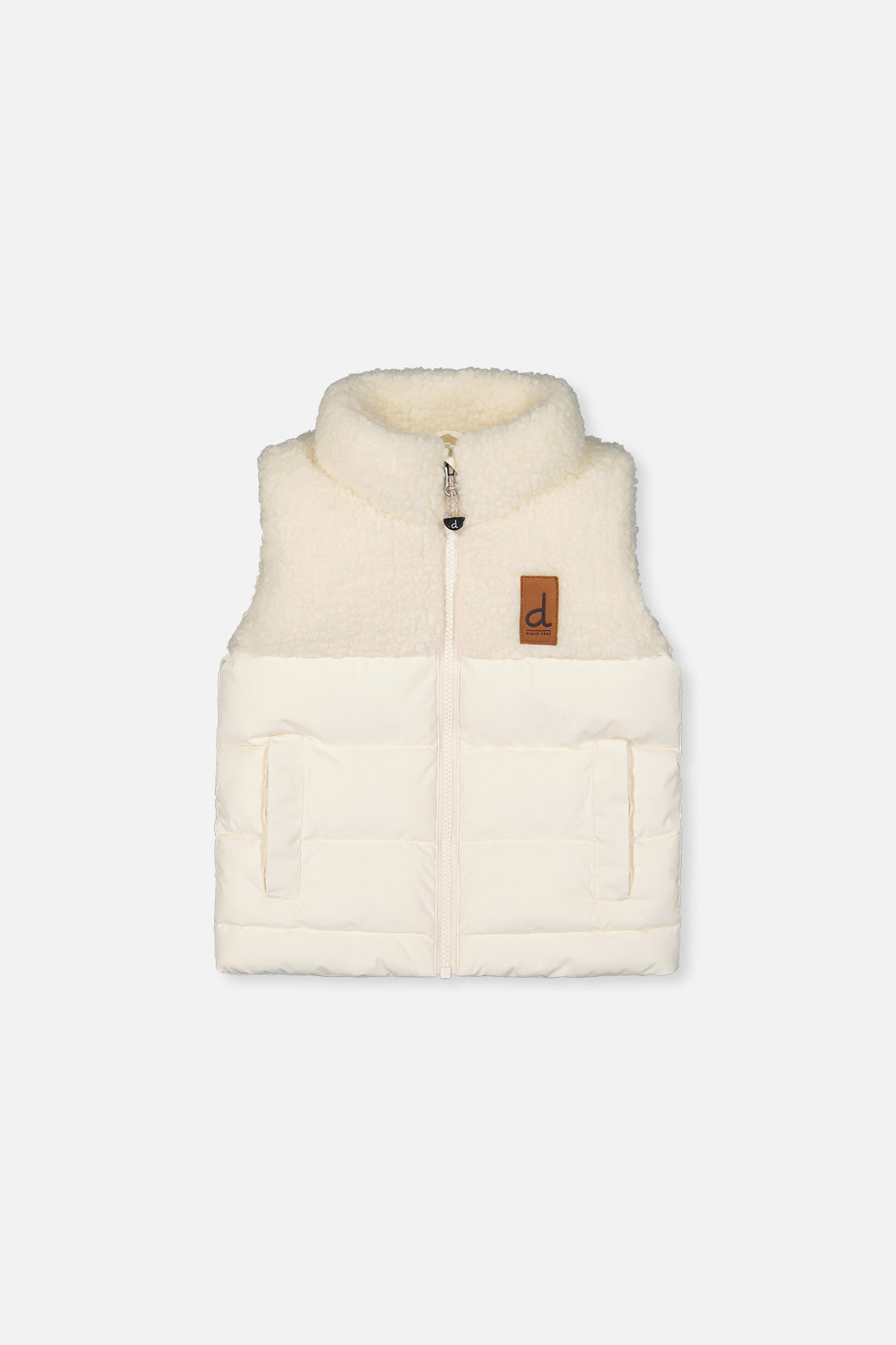 Sleeveless Mid-Season Vest Off-White