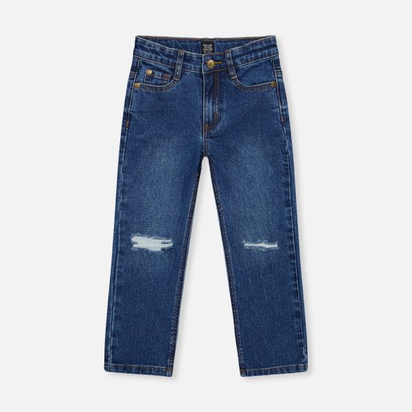 Stretch Jeans Navy Blue Denim