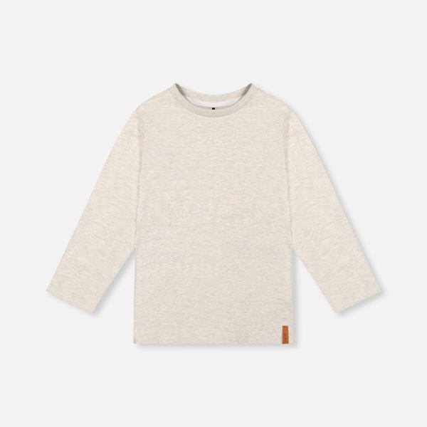 Organic Cotton Long Sleeve T-Shirt Heather Grey