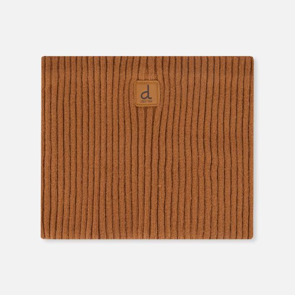 Baby Ribbed Knit Neckwarmer Brown Sugar