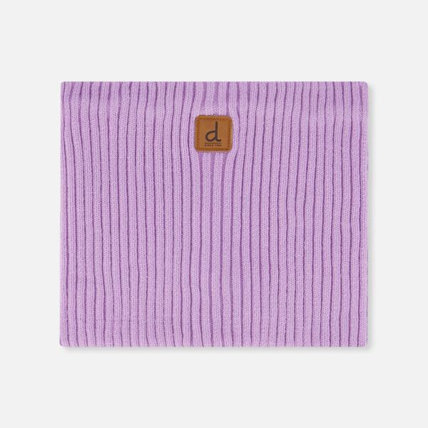 Baby Ribbed Knit Neckwarmer Lavender