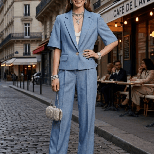 Jacket & Pants Set Women's ARC DE TRIOMPHE New Collection PARIS LE MARAIS BYMANYC ® New York