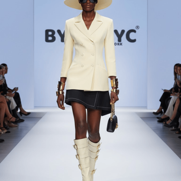 Jacket Yellow Women DUMBO NYFW Collection BYMANYC ® New York